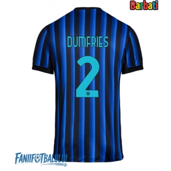 Inter Milan Denzel Dumfries #2 Tricou Fotbal Replică 2025-26 Barbati Acasa